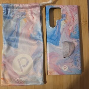 Samsung S22 Ultra Cotton Candy Swirl Loopy Case